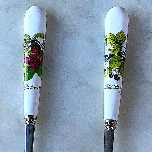 PORTMEIRION POMONA SALAD SERVERS SET OF 2 - Picture 3 of 7